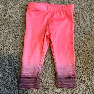 Nike Kids Pink Leggings size 9m